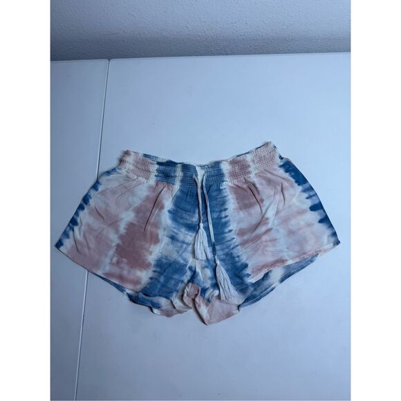 Ocean Drive Multicolor Tie Dye Flowy Shorts Womens Sz M - Picture 1 of 6